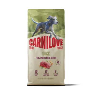 Carnilove TRUE FRESH Duck Dry food for Junior Large Breeds 12kg
