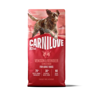 Carnilove ActiveDog Venison & Reindeer for Adult 12 kg