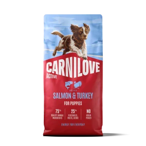 Carnilove Active Dog Salmon & Turkey for Puppies 12 kg