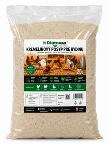 DIATOMAX™ – KREMELINOVÝ POSYP PRE HYDINU 20L