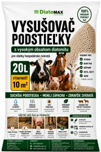 DIATOMAX™ – Vysušovač podstieľky 20 l