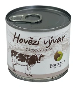 BOHEMIA Hovädzí vývar s kúskami mäsa 140ml