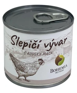 BOHEMIA Slepačí vývar s kúskami mäsa 140ml