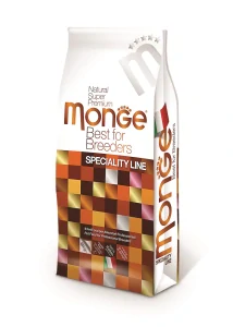 MONGE BREEDER MONOPROTEIN ADULT 15kg kompletné krmivo pre dospelé psy s pstruhom, ryžou a zemiakmi