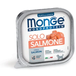 MONGE Monoprotein Puppy and junior Salmon 150g paštéta pre šteňatá čisto losos
