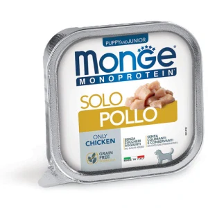 MONGE Monoprotein Puppy and junior Chicken 150g paštéta pre šteňatá čisto kuracie mäso