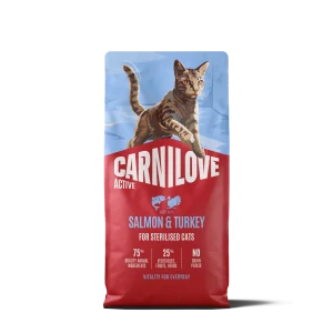 Carnilove Active Cat Salmon & Turkey for Sterilised Adult 6 kg