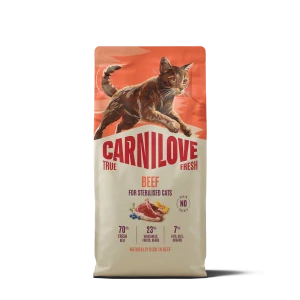 Carnilove True Fresh Cat Beef for Sterilised Adult 6 kg