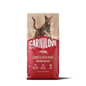 Carnilove Active Cat Lamb & Wild Boar for Sterilised Adult 6 kg