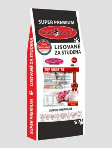 BARDOG Lisované granule 15 kg Top MEAT 70