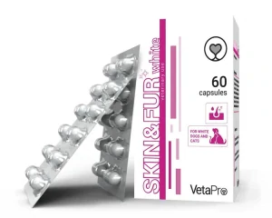 VetaPro Skin & Fur White 60 cps.