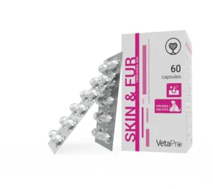 VetaPro Skin & Fur Black and Brown 60 cps