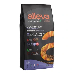 Alleva NATURAL dog senior medium & maxi ocean fish & pumpkin light 12 kg