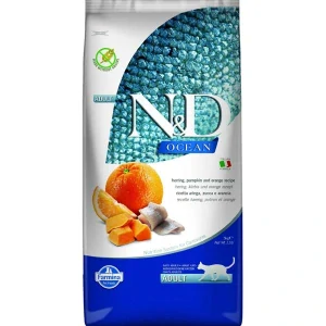 Farmina N&D cat OCEAN PUMPKIN (GF) adult, herring & orange 5 kg