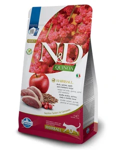 Farmina N&D cat QUINOA (GF) adult, hairball 1,5 kg