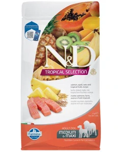 armina N&D dog TROPICAL SELECTION (AG) adult medium & maxi, salmon 2 kg