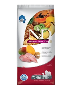 Farmina N&D dog TROPICAL SELECTION (AG) adult medium & maxi, chicken 10 kg