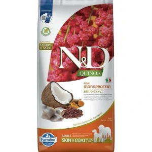 Farmina N&D dog QUINOA (GF) adult medium & maxi, skin & coat,coconut, herring 7 kg