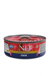 Farmina N&D cat QUINOA senior lamb konzerva 80 g