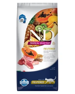 Farmina N&D cat TROPICAL SELECTION (AG) adult, neutered, lamb 10 kg