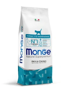 MONGE Best for Breeders Cat Kitten 10 kg granule s kuracím mäsom pre mačiatka
