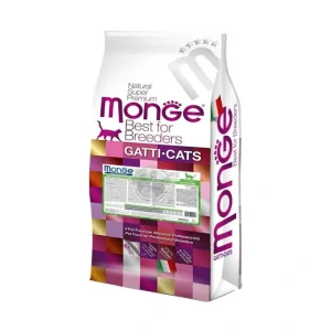MONGE Best for Breeders Speciality Line Adult 10 kg monoproteínové granule s králičím mäsom pre dospelé mačky