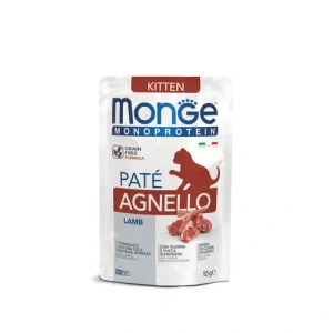 MONGE Kitten 85g jahňacia paštéta pre mačiatka