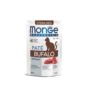MONGE Sterilised 85g byvolia paštéta pre sterilizované mačky