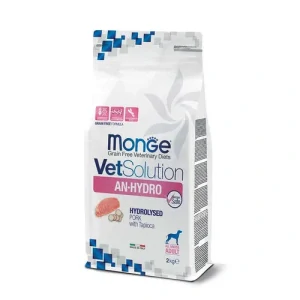 MONGE VetSolution An-Hydro 2kg kompletné dietetické krmivo pre psov s hydrolyzovanými bravčovými proteínmi