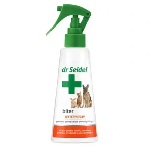 Dr Seidel Bitter Spray 100 ml sprej proti hryzeniu s horkou chuťou pre psov a mačky