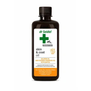 Dr Seidel Skin & Coat Oil 250ml olej na podporu kože a srsti pri dermatóze pre psov a mačky