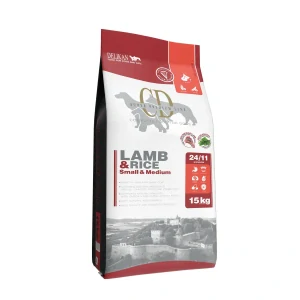 DELIKAN CD Adult Small and Medium 24/11 Lamb and Rice 15kg Kompletné superprémiové krmivo s jahňacím mäsom a ryžou pre psy stredných a malých plemien