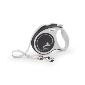 flexi Comfort Plus S samonavíjacie páskové vodítko 5 m do 15 kg antracitové