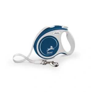 flexi Comfort Plus S samonavíjacie páskové vodítko 5 m do 15 kg modré