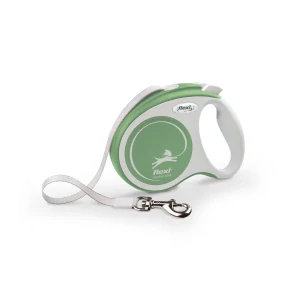 flexi Comfort Plus S samonavíjacie páskové vodítko 5 m do 15 kg svetlozelené