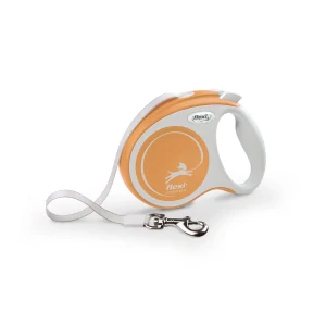 flexi Comfort Plus S samonavíjacie páskové vodítko 5 m do 15 kg svetložlté