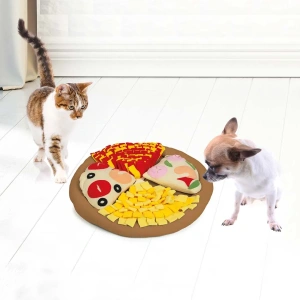 DUVOPLUS PLAY TIME Čuchací koberček na pochúťky PIZZA 50x50x5cm