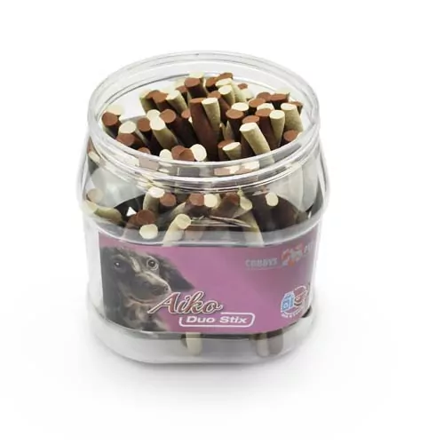 COBBYS PET AIKO Duo Stix 12cm Mlieko+Jahňa