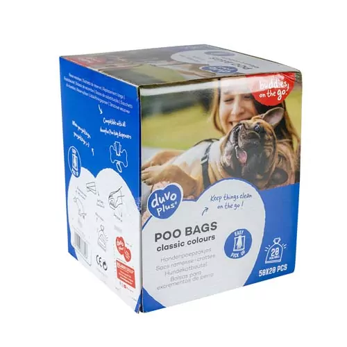 DUVO+ Náhradné farebné sáčky na exkrementy 1ks/ 20 sáčkov