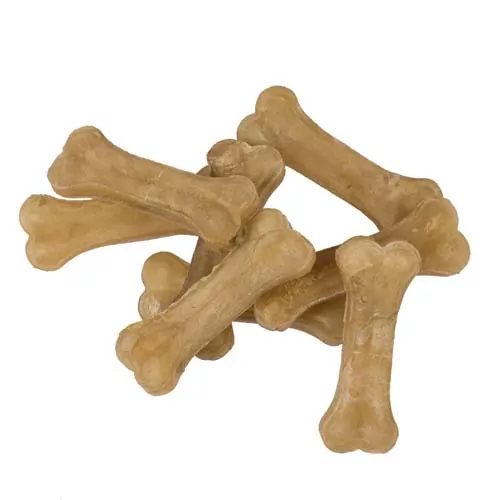 DUVO+ BONES! Lisovaná byvolia kosť 7,5cm/8ks
