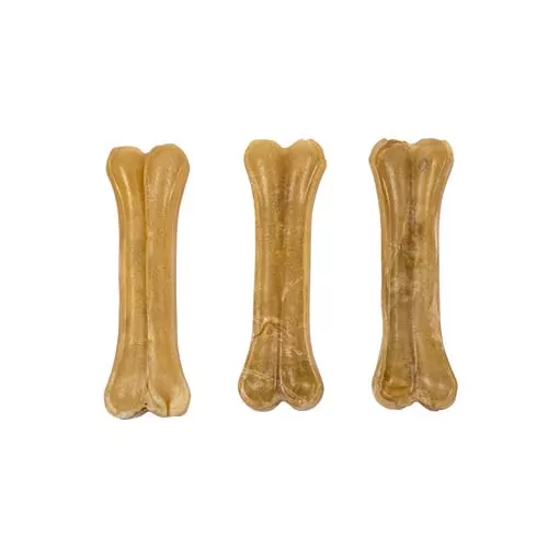 DUVO+ BONES! Lisovaná byvolia kosť 12,5cm/3ks