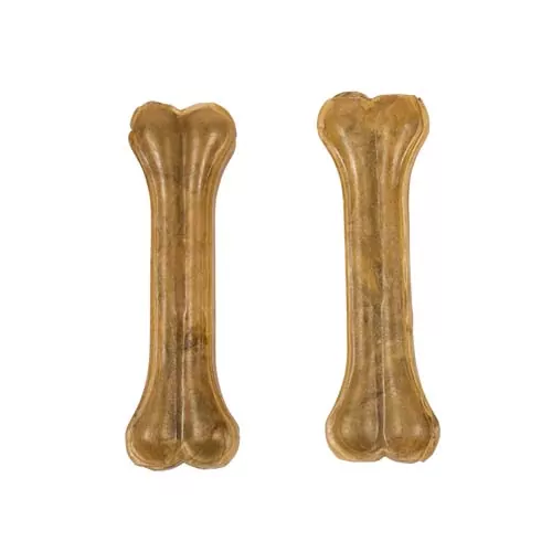 DUVO+ BONES! Lisovaná byvolia kosť 16,5cm/2ks