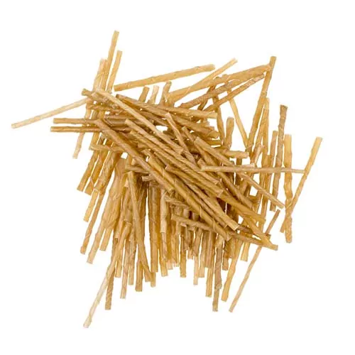 DUVO+ BONES! Točené byvolie tyčinky 12,5cm - 7/8mm 100ks