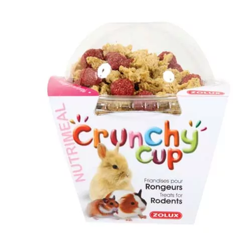 ZOLUX CRUNCHY CUP pochúťka pre hlodavce mrkva a červená repa 130g