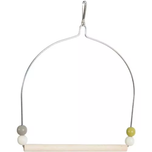 ZOLUX Hojdačka pre vtáky drevo a kov 19,5cm