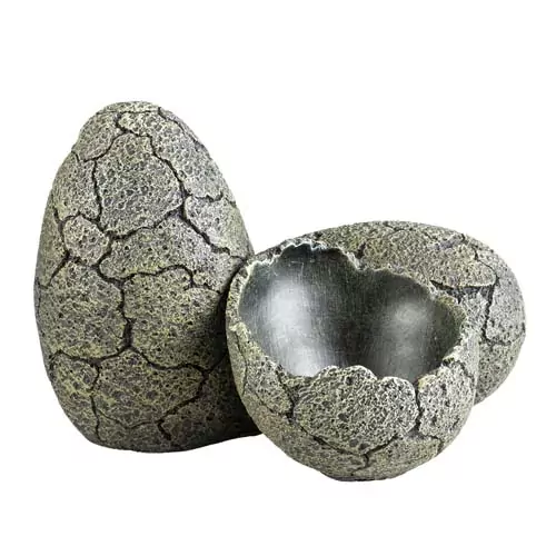 EBI TERRA DELLA Dekorácia do terária z polyesterovej živice so zabudovanou miskou na jedlo -vajcia L 18x16x13cm