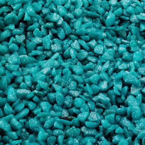 EBI AQUA DELLA Glamour Stone 6/9mm 2kg EMERALD-GREEN -Farebný trblietavý štrk do akvária
