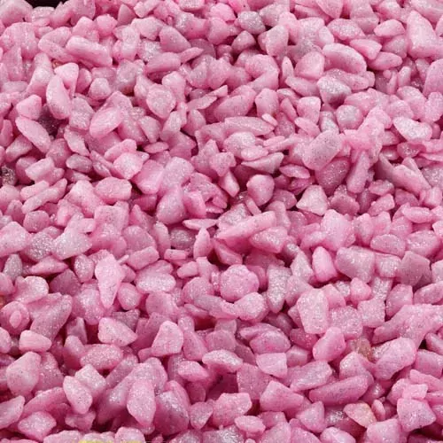 EBI AQUA DELLA Glamour Stone 6/9mm 2kg ANTIQUE-PINK -Farebný trblietavý štrk do akvária