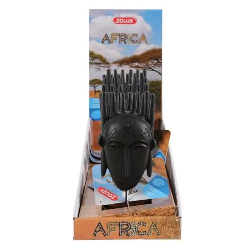 ZOLUX Dekorácia do akvárií africká maska muž S 49x34x132mm