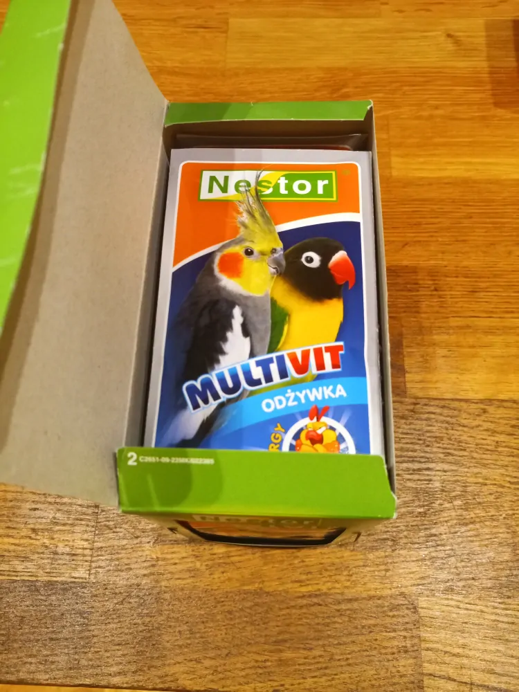 NESTOR MULTIVIT ENERGY multivitamíny pre korely a veľké papagáje 20g